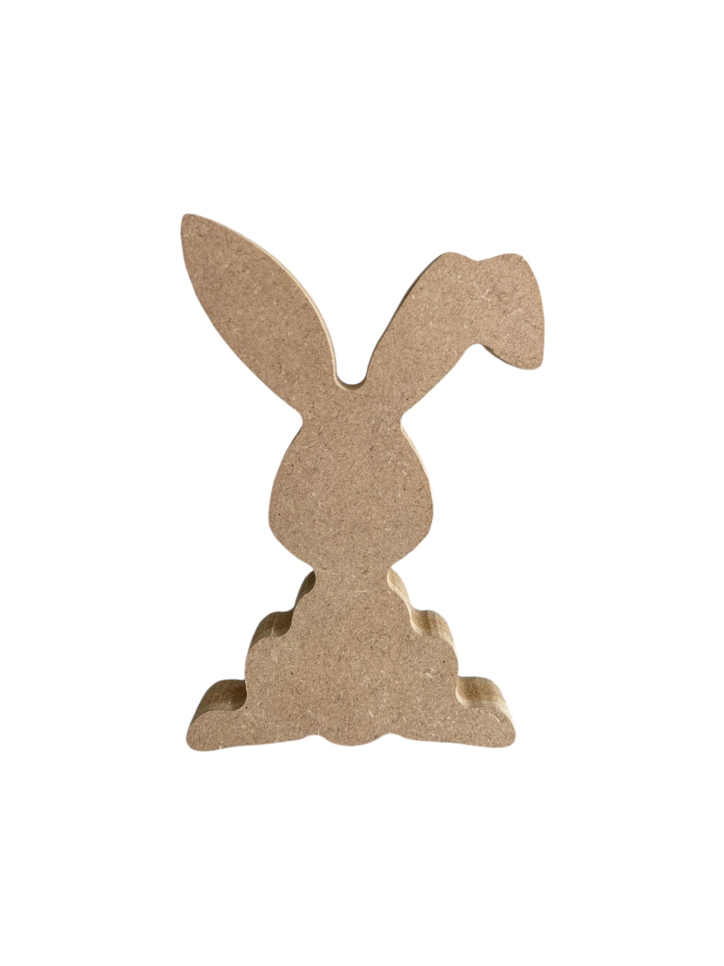 Primitive Rustic Wood Bunny Shelf Sitter - Style Seven