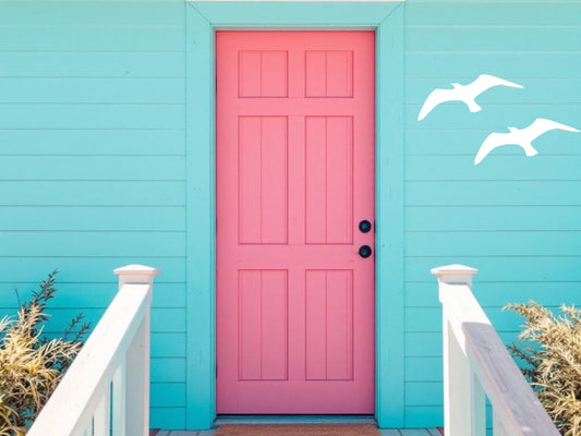 PVC Outdoor Shutter Decorations - Seagull