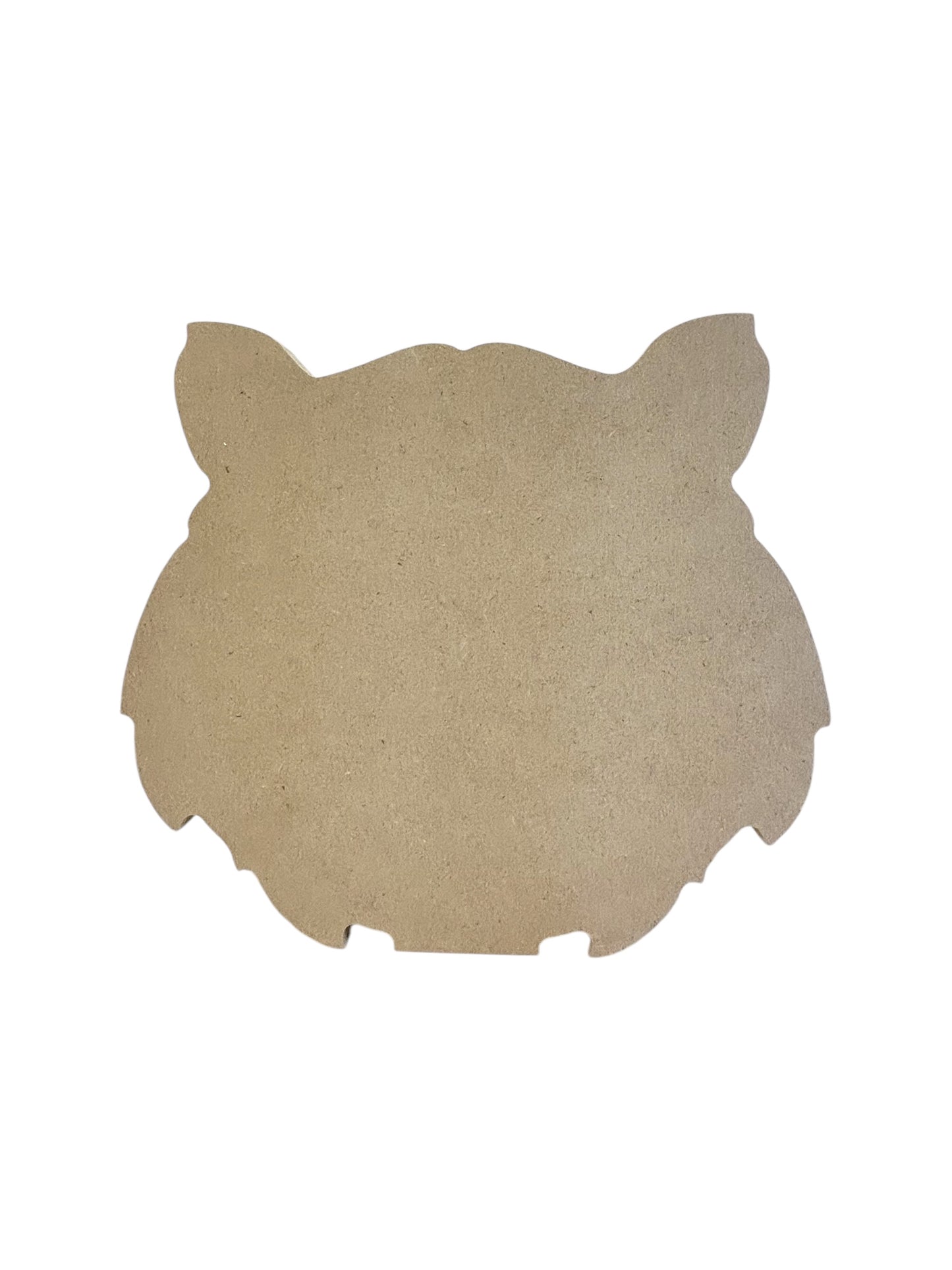 DIY Wood Tiger Face