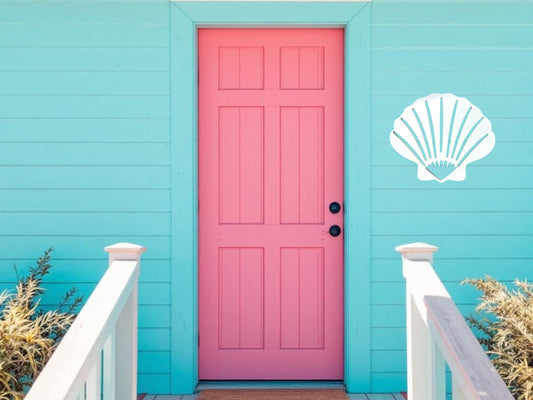 PVC Outdoor Shutter Decorations - Scallop Shell
