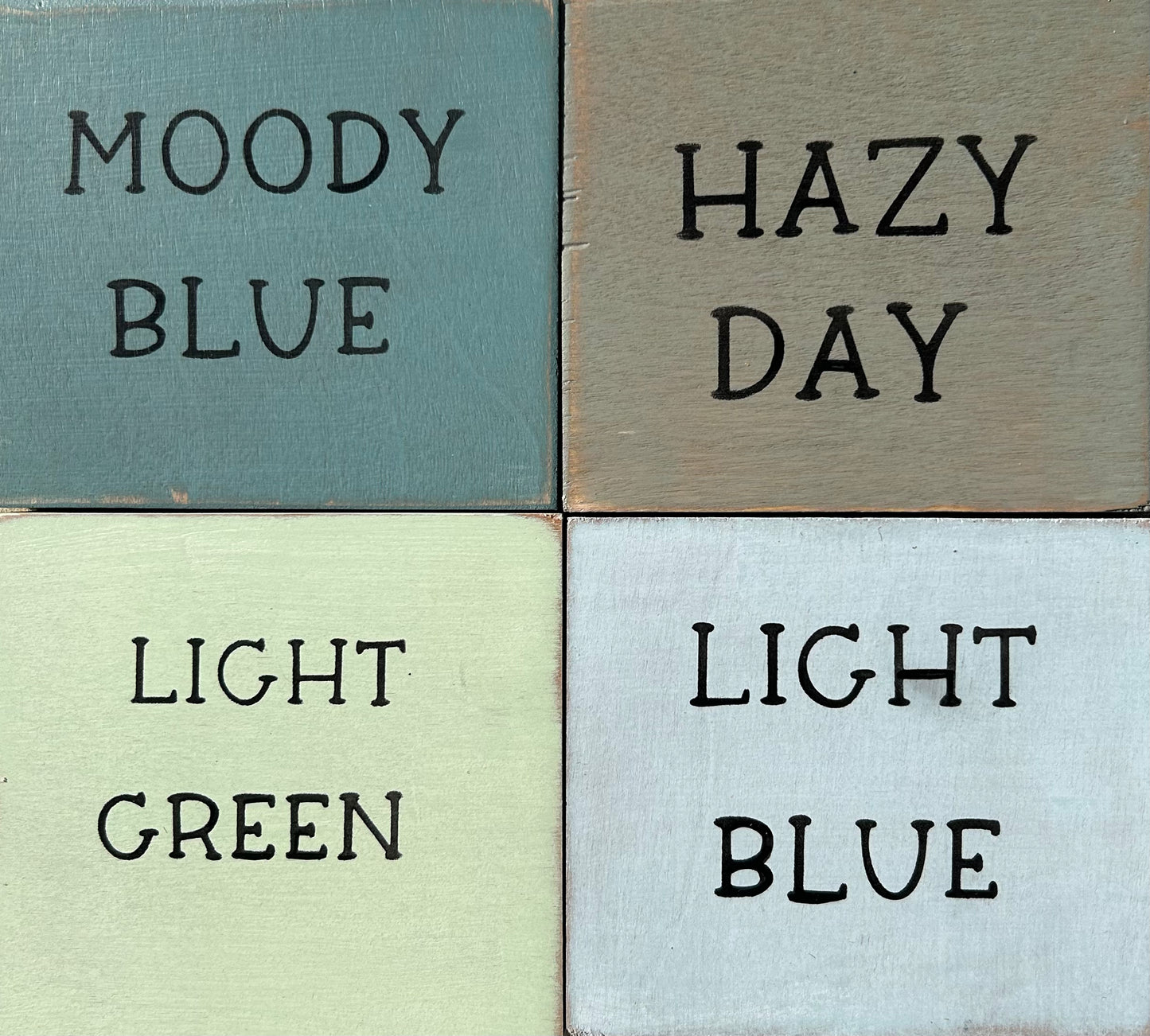 Color selection chart