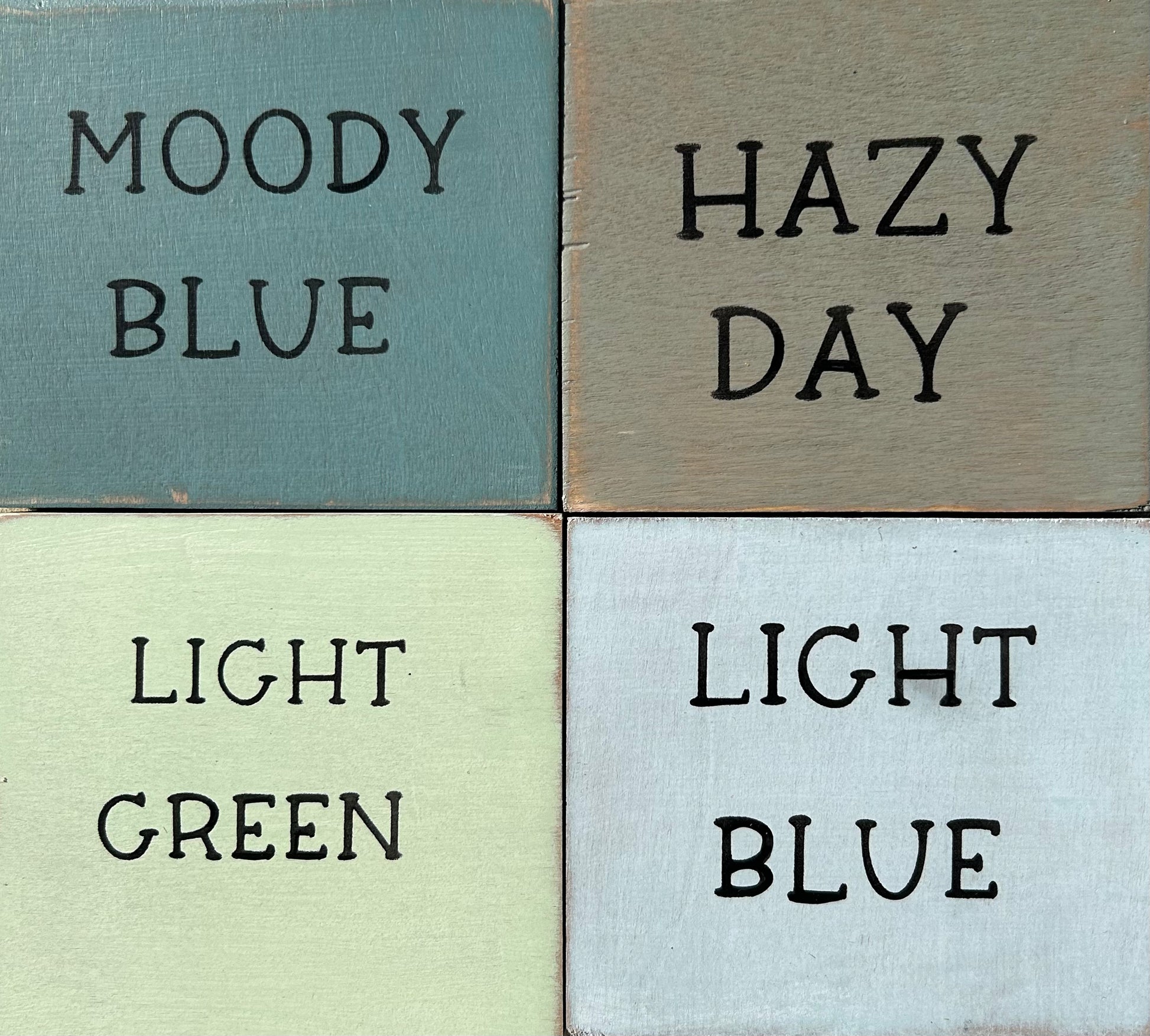 Color selection chart