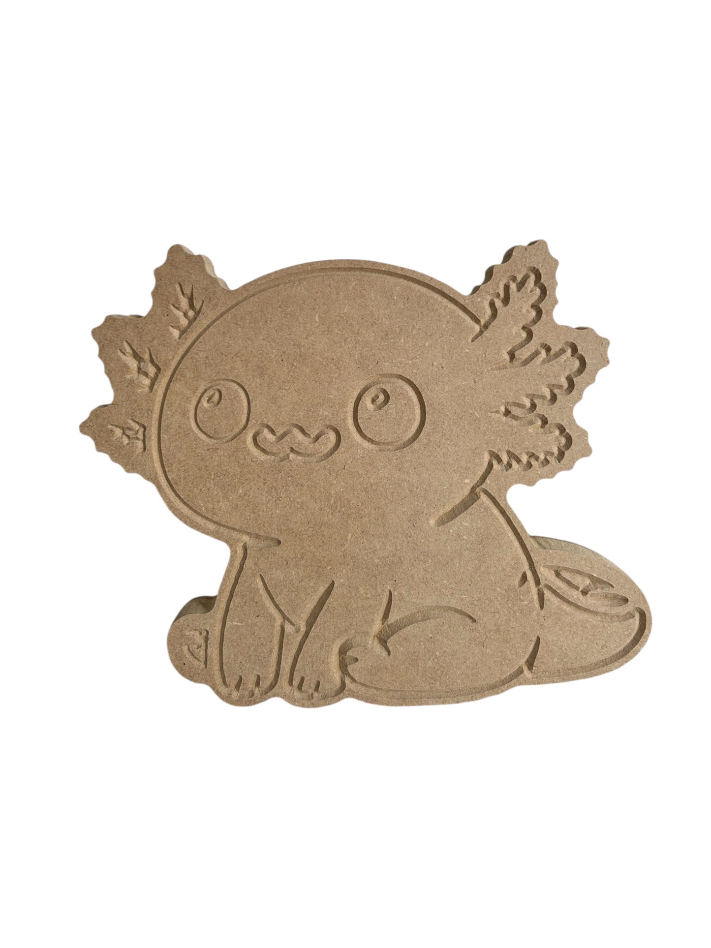 DIY Wood Axolotl