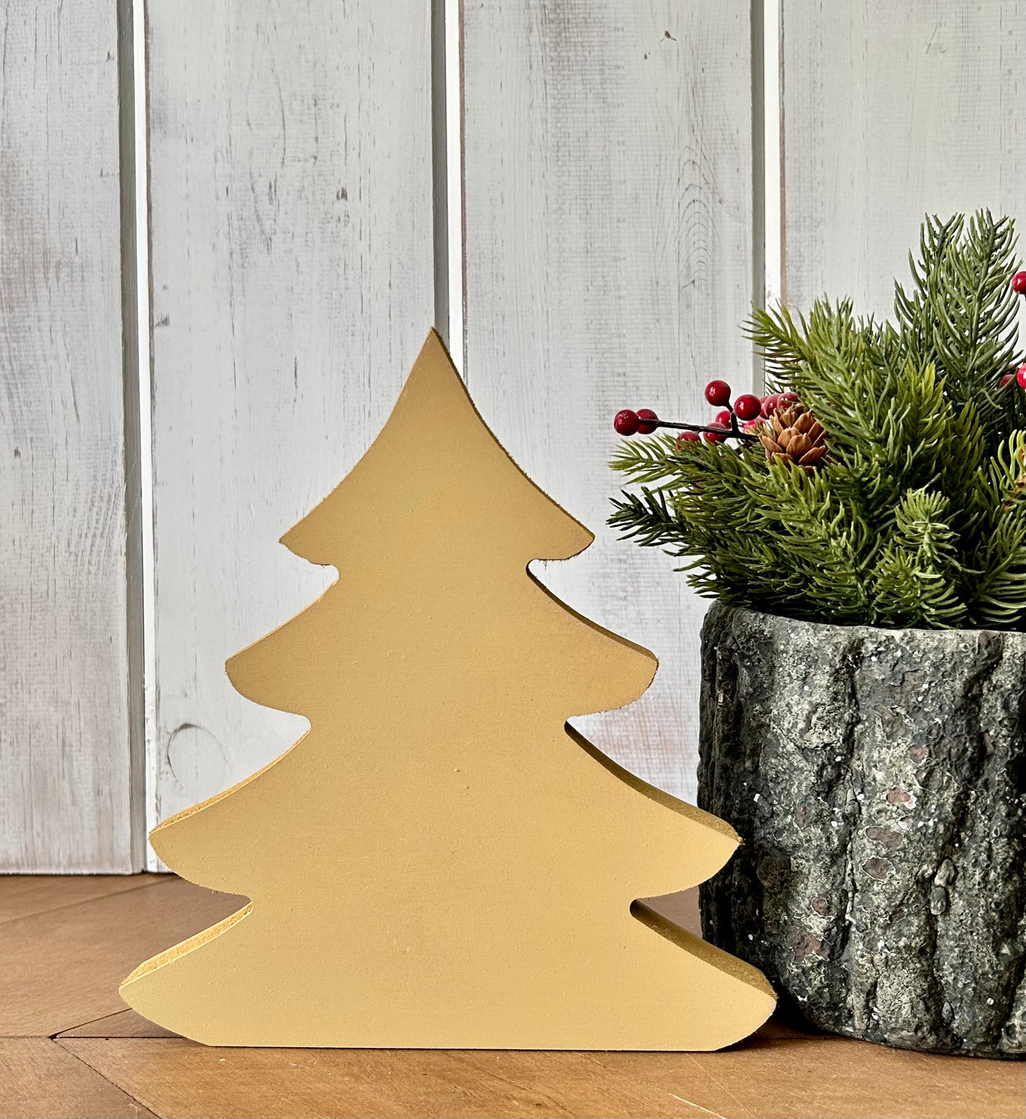 Primitive Wood Christmas Tree Sitters - Original Style