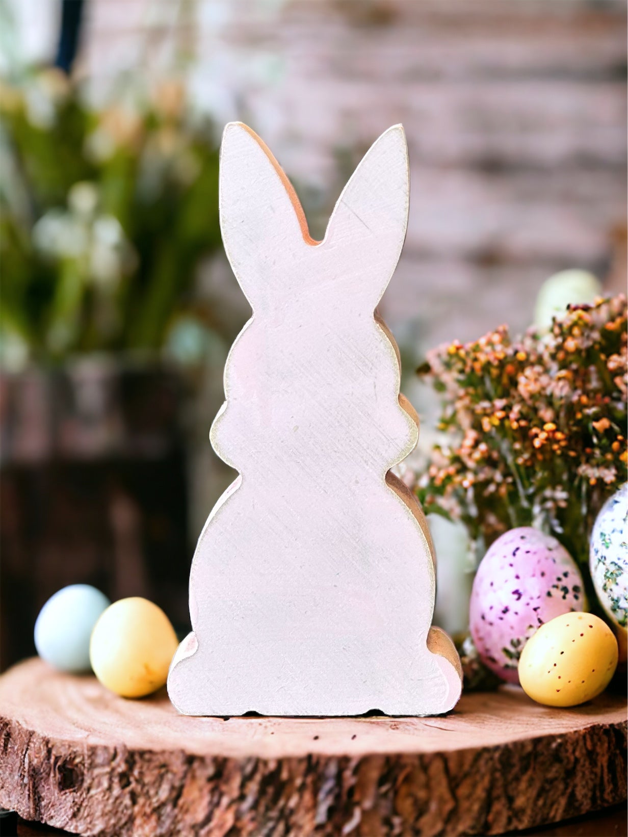 Wood Easter bunny