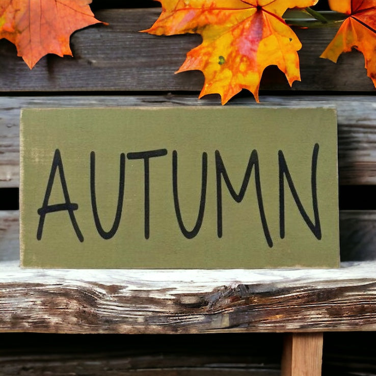 Primitive/Rustic Autumn Shelf Sitter