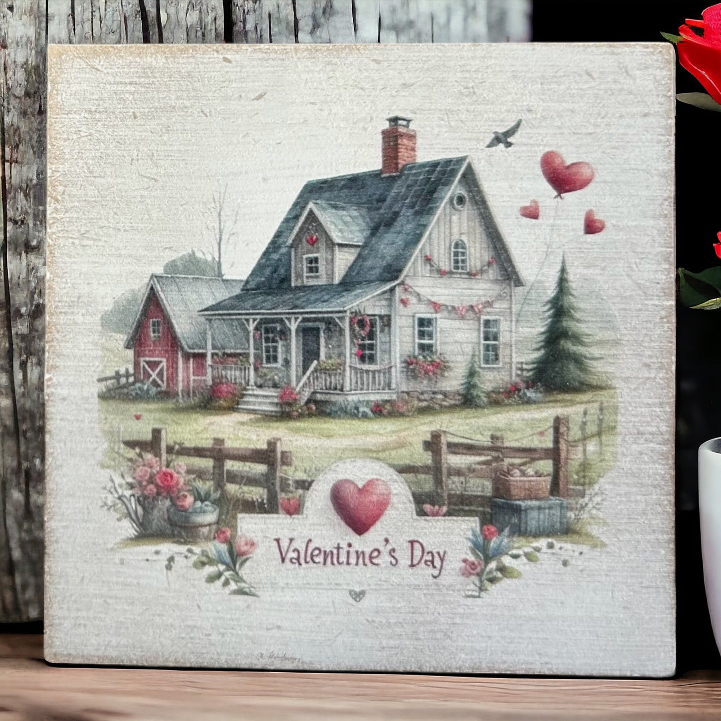 MINI Valentine’s Day Wood Signs - Rustic Home Decor