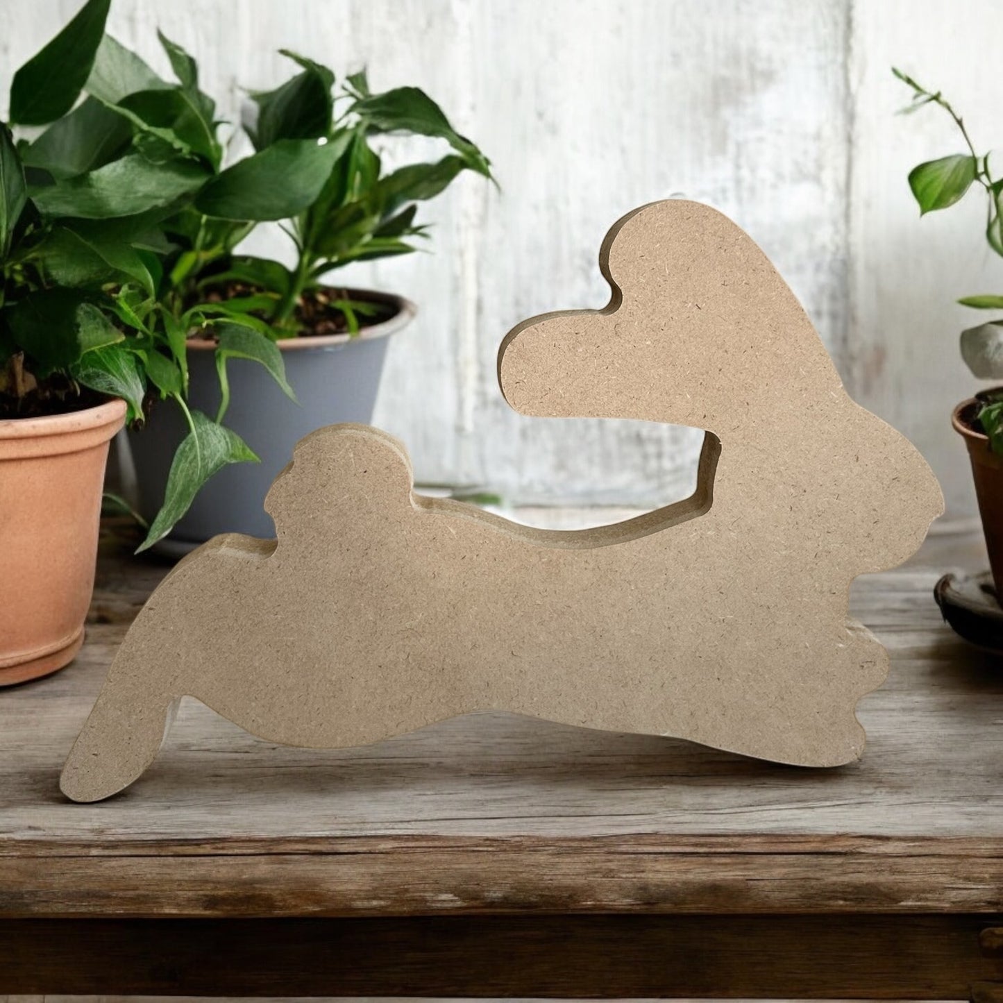 DIY Wood Spring Easter Bunny - Style 6