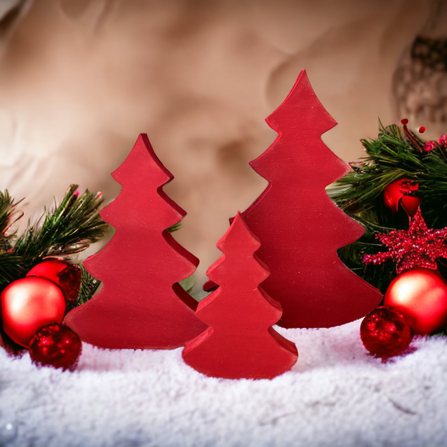 Primitive/Rustic Wood Christmas/Winter Tree -Bouncy