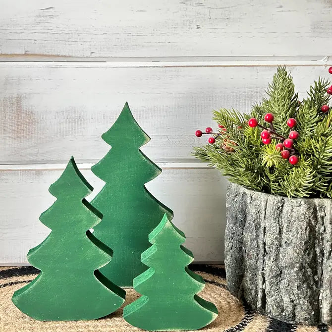 Primitive/Rustic Wood Christmas/Winter Tree -Bouncy
