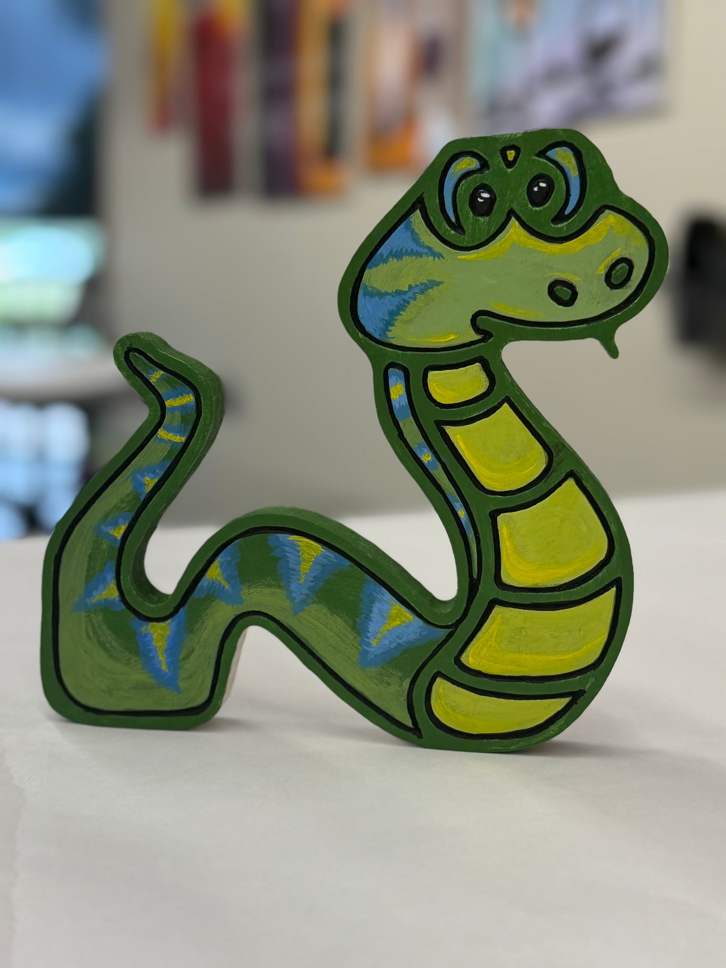 DIY Wood Snake