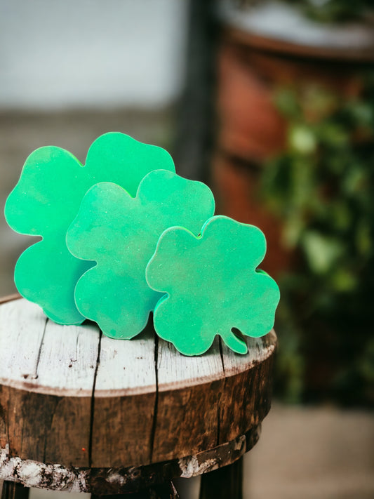 Green wood clovers