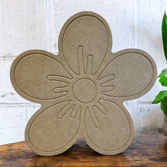 DIY Wood Flower