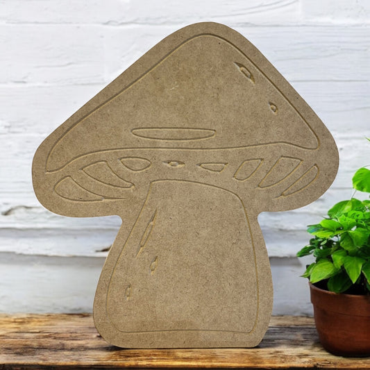 DIY Wood Mushroom