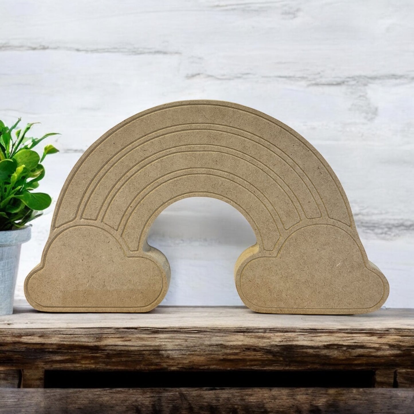 DIY Wood Rainbow