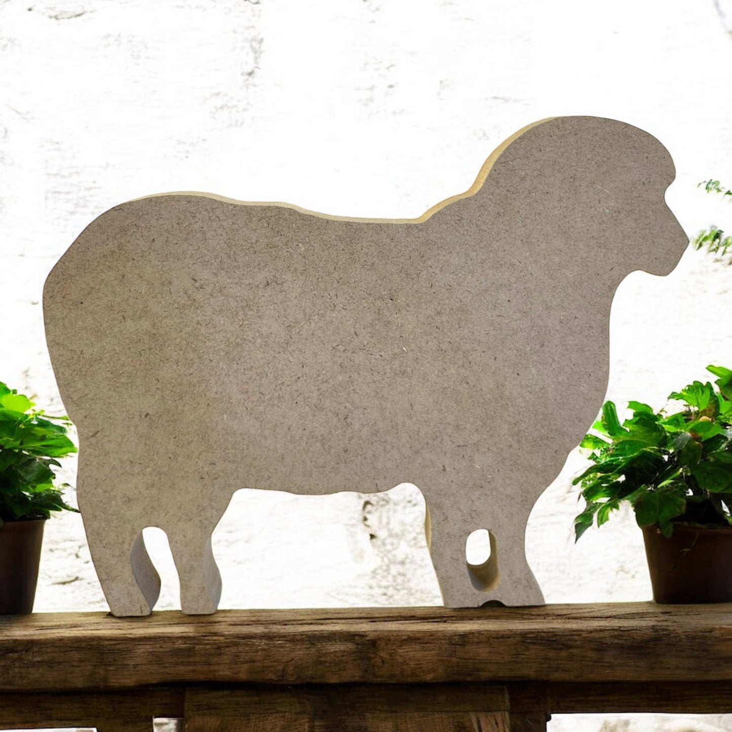 DIY Wood Spring Sheep