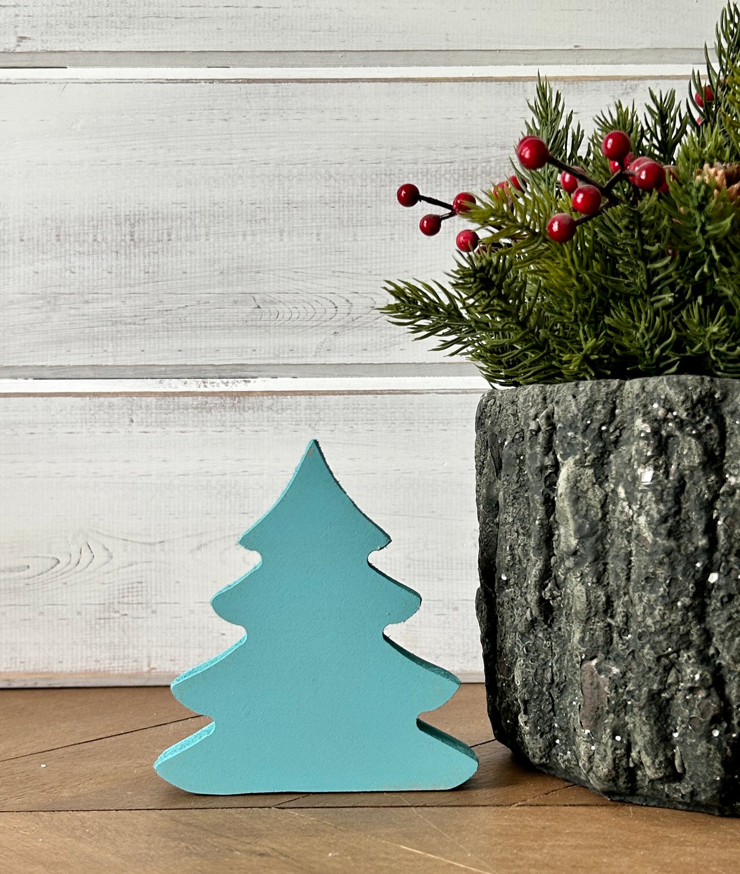 Primitive Wood Christmas Tree Sitters - Original Style