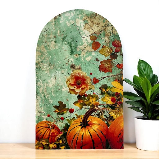 Pumpkin Paper - Layering Fall/Autumn Decor Wood Arch