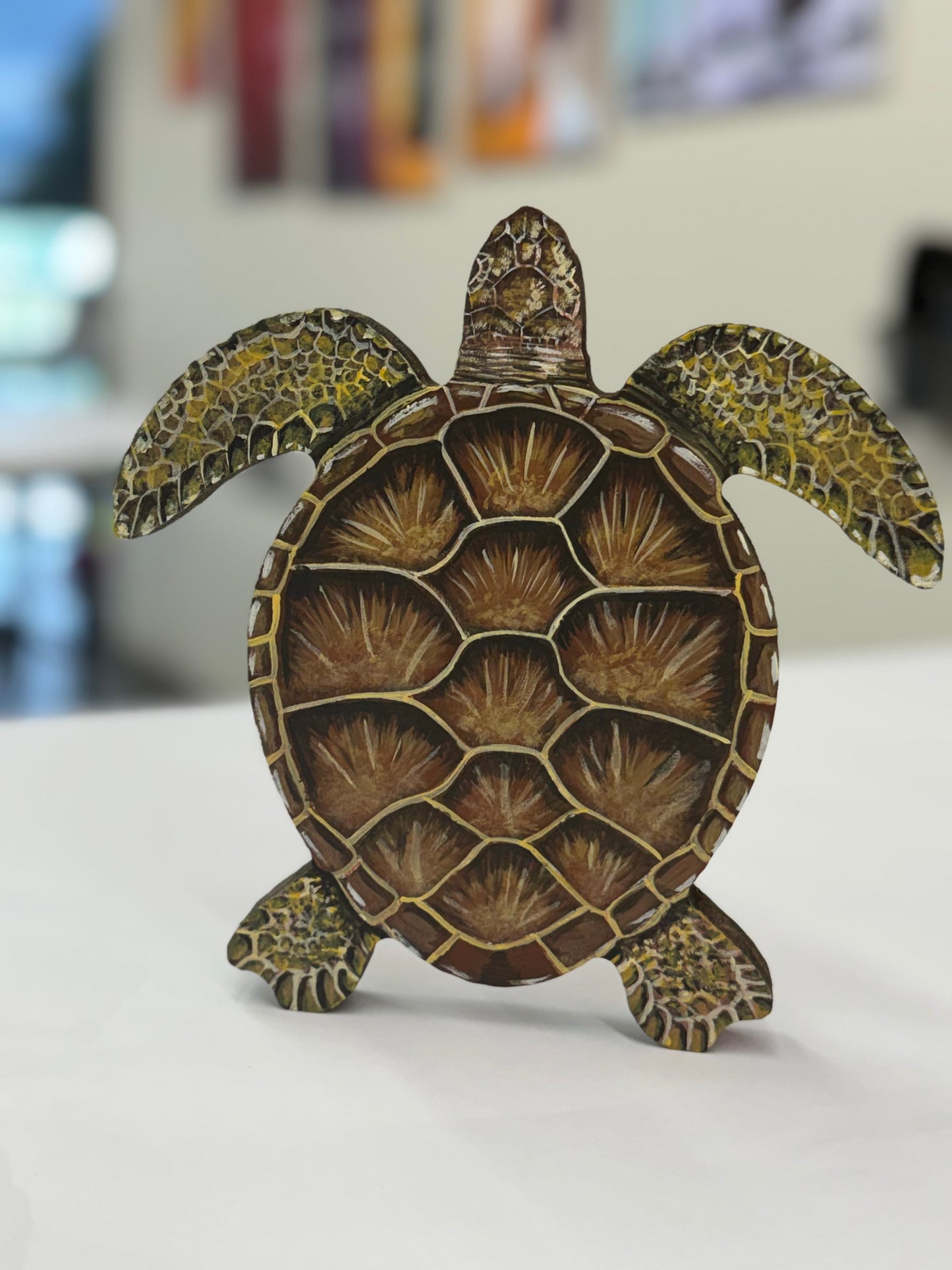 DIY Wood Sea Turtle