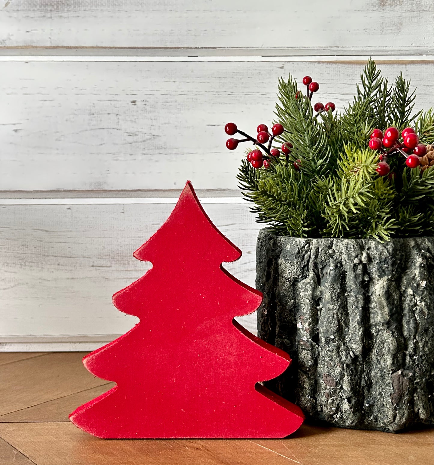Primitive Wood Christmas Tree Sitters - Original Style