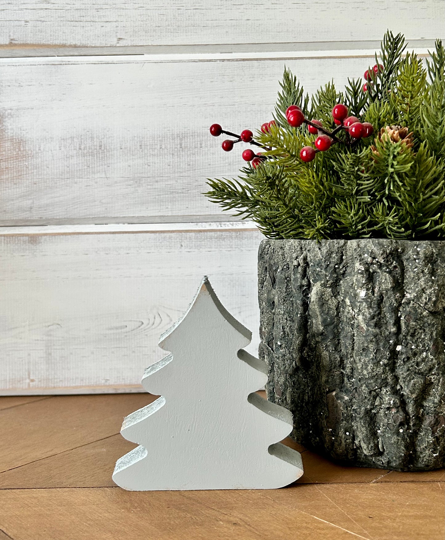 Primitive Wood Christmas Tree Sitters - Original Style