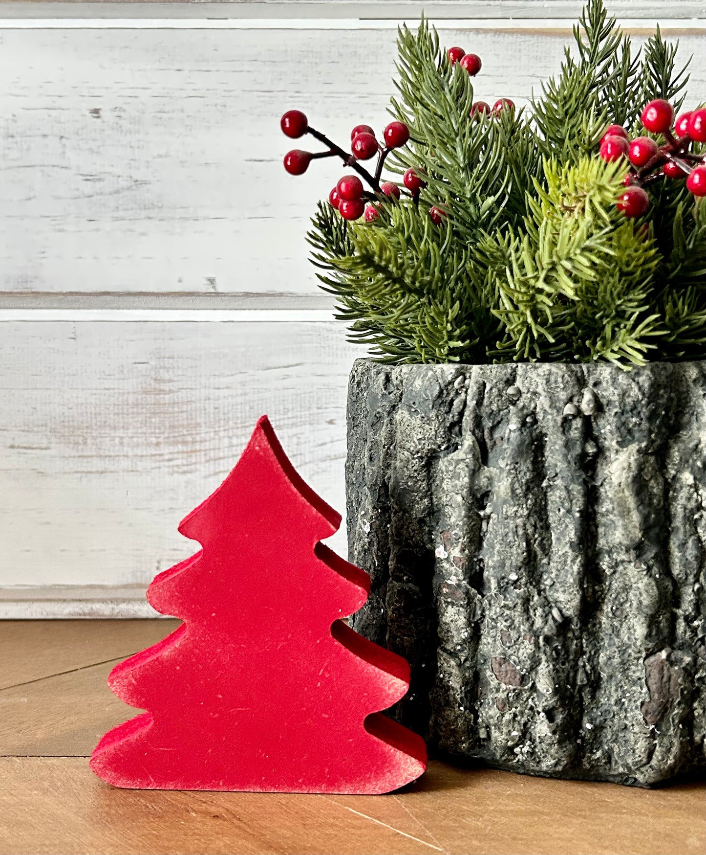 Primitive Wood Christmas Tree Sitters - Original Style
