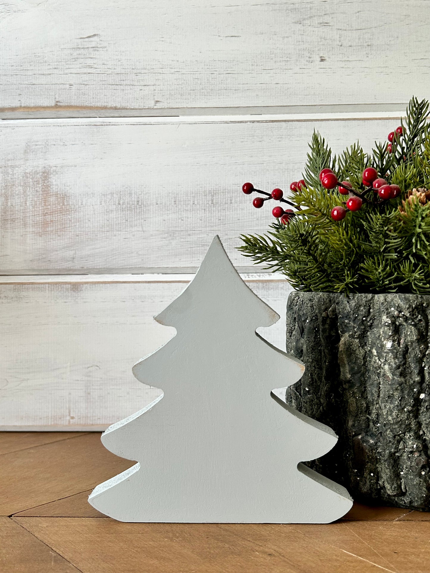 Primitive Wood Christmas Tree Sitters - Original Style