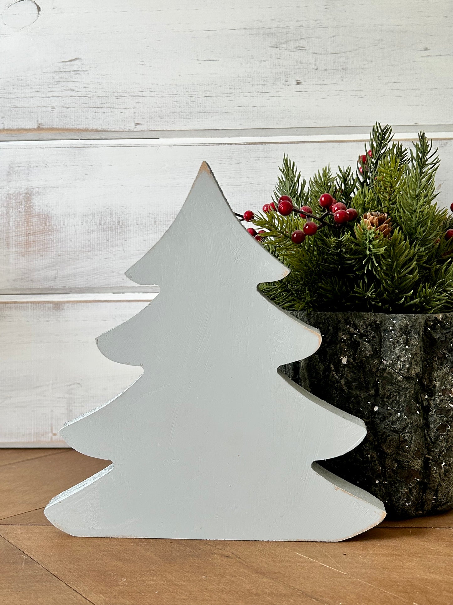 Primitive Wood Christmas Tree Sitters - Original Style