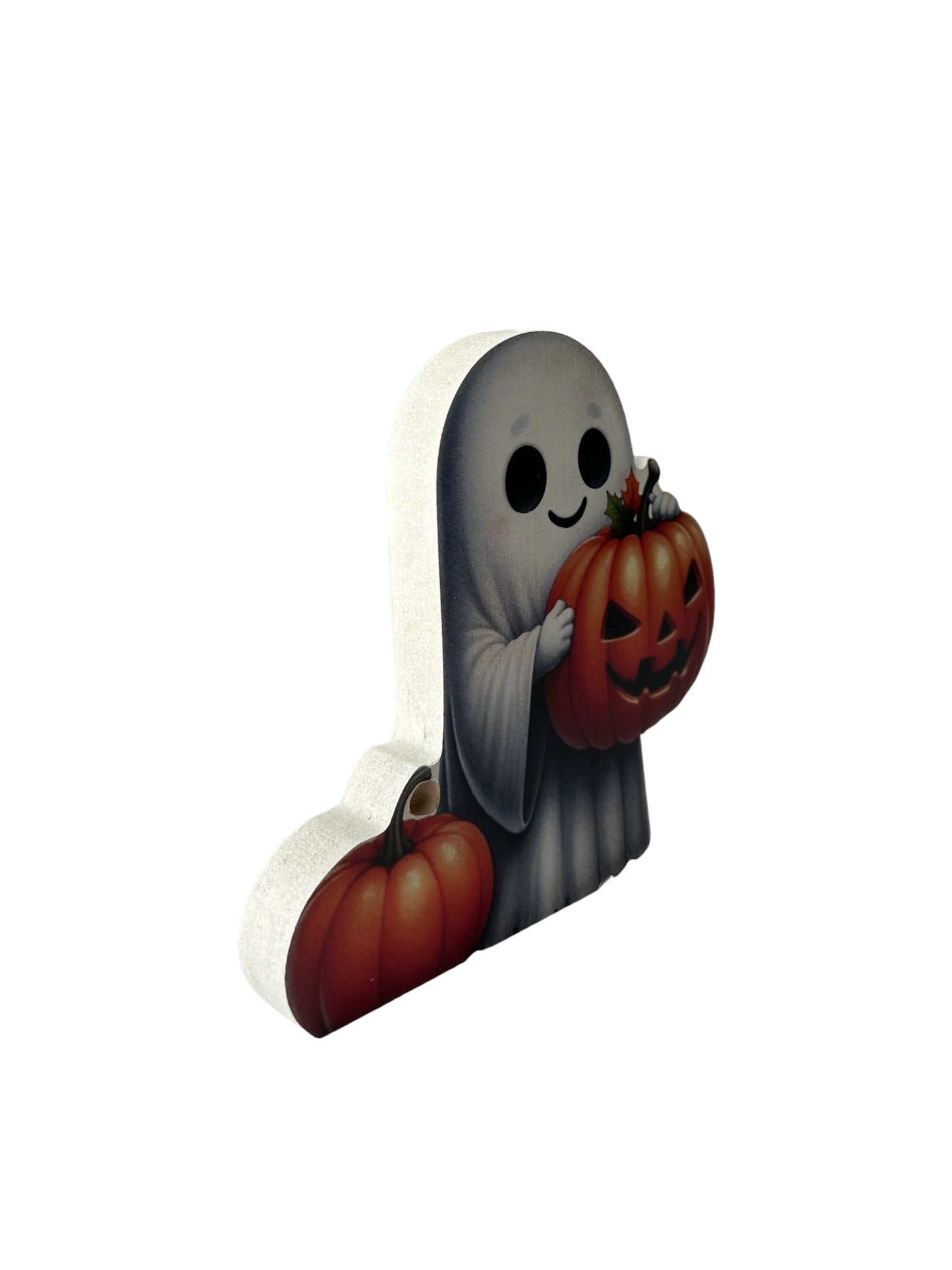Ghost With Pumpkins - Halloween/Fall Home Decor