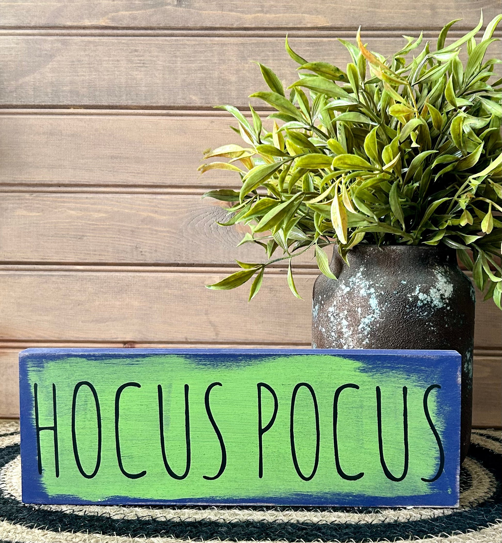 "Hocus Pocus" wood sign
