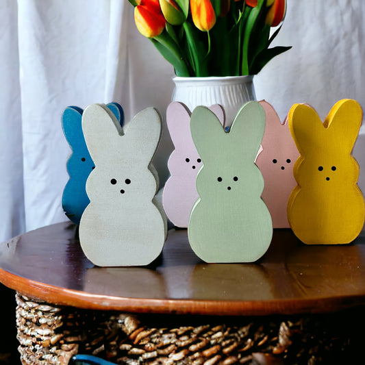 wood bunnies