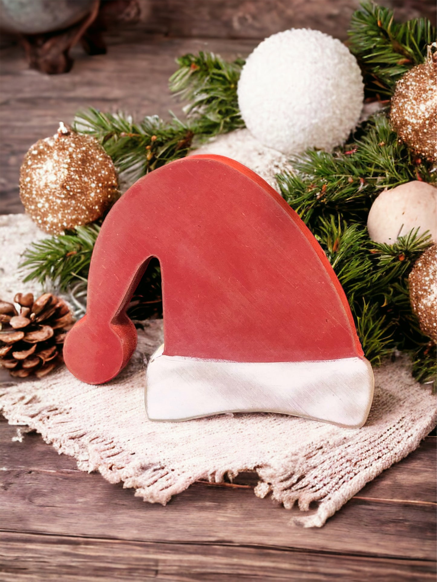 Wood Santa Hat