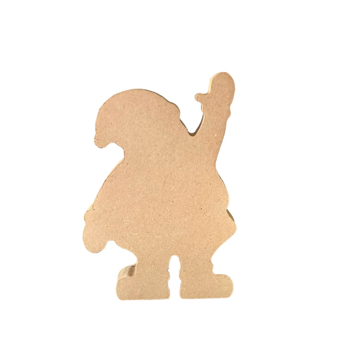 Primitive/Rustic Waving Wood Santa Clause