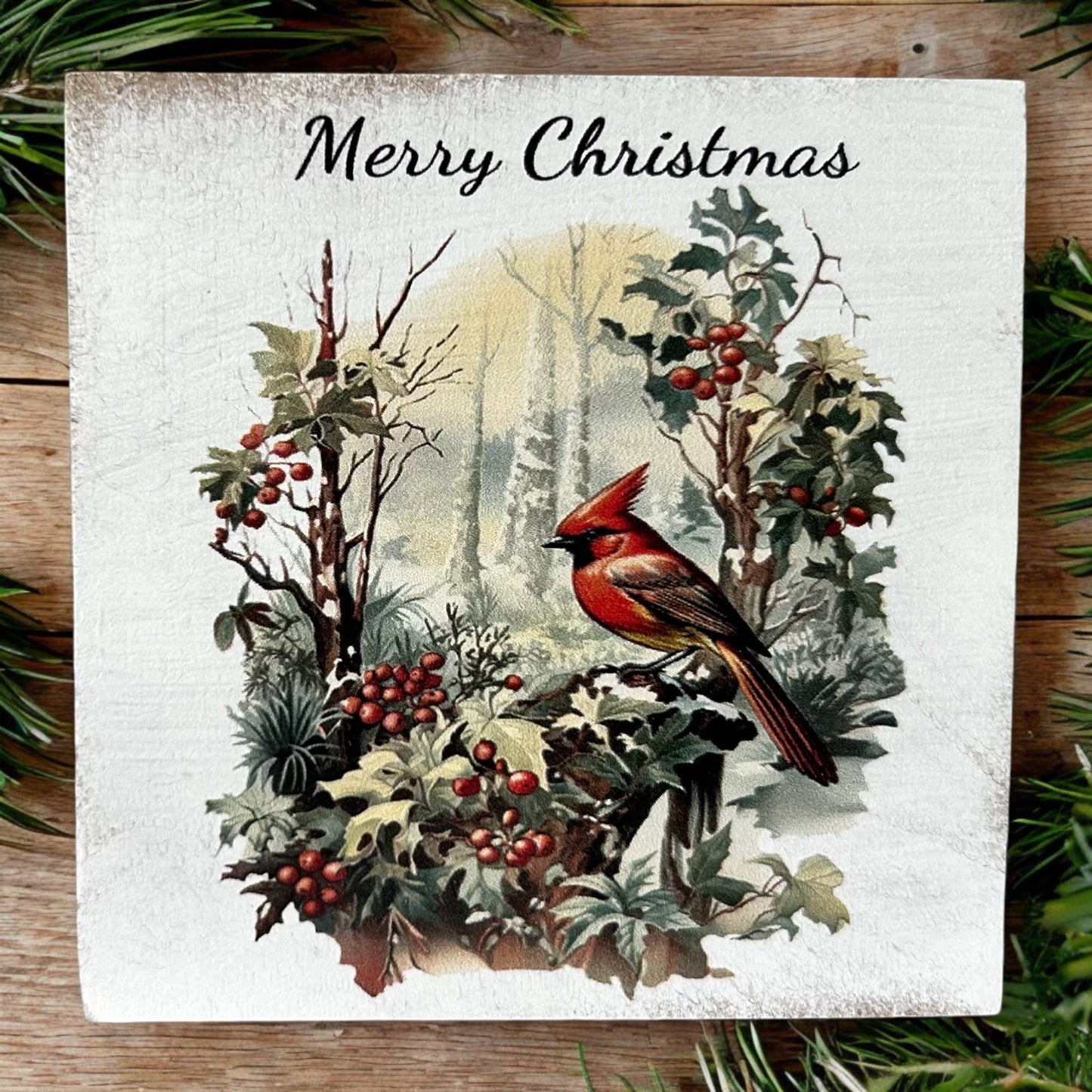 MINI Wood Christmas Signs - Holiday Home Decor