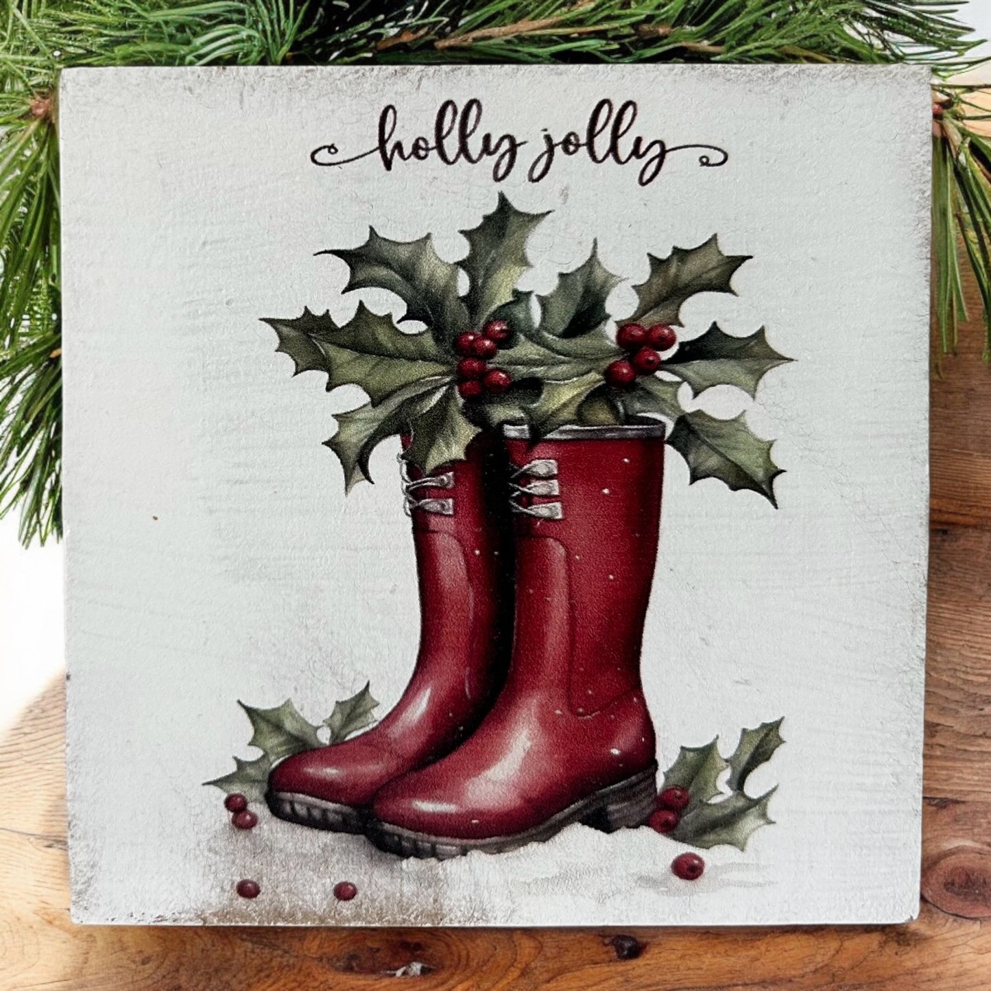 MINI Wood Christmas Signs - Holiday Home Decor