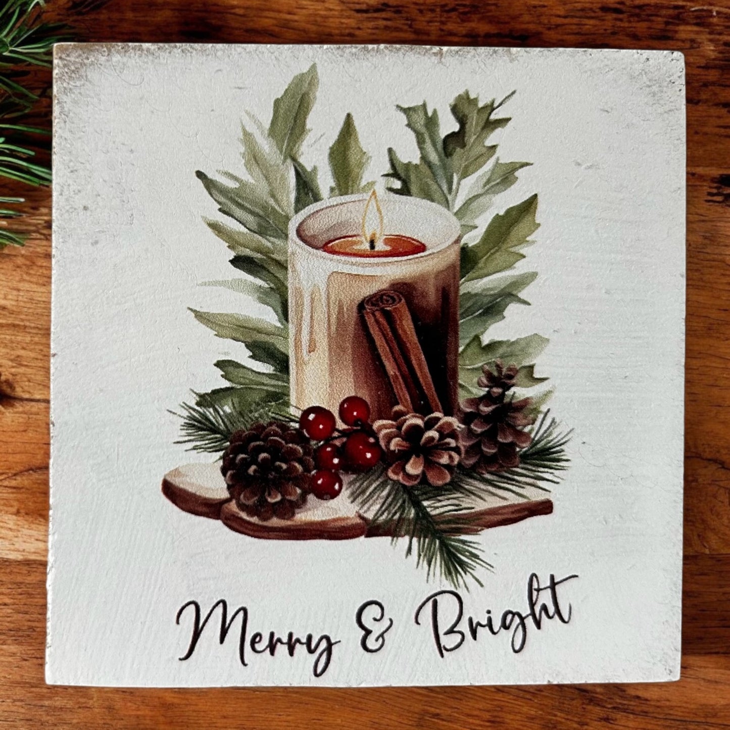 MINI Wood Christmas Signs - Holiday Home Decor