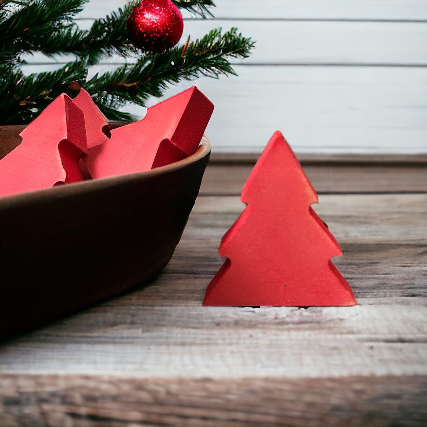 Primitive/Rustic MINI Wood Christmas Tree - Set of 3