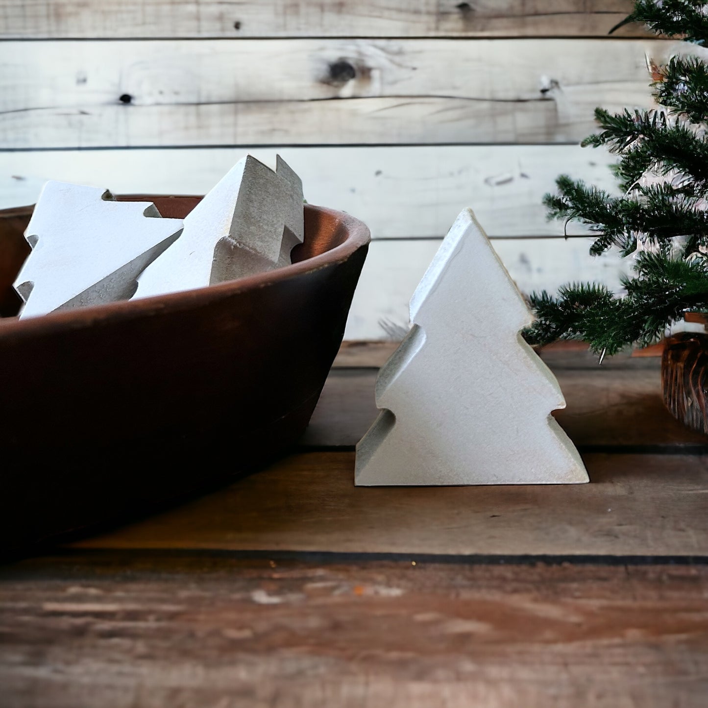 Primitive/Rustic MINI Wood Christmas Tree - Set of 3