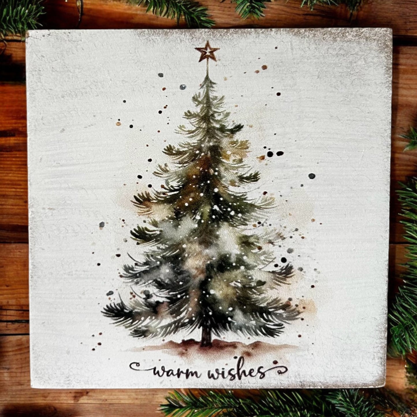 MINI Wood Christmas Signs - Holiday Home Decor