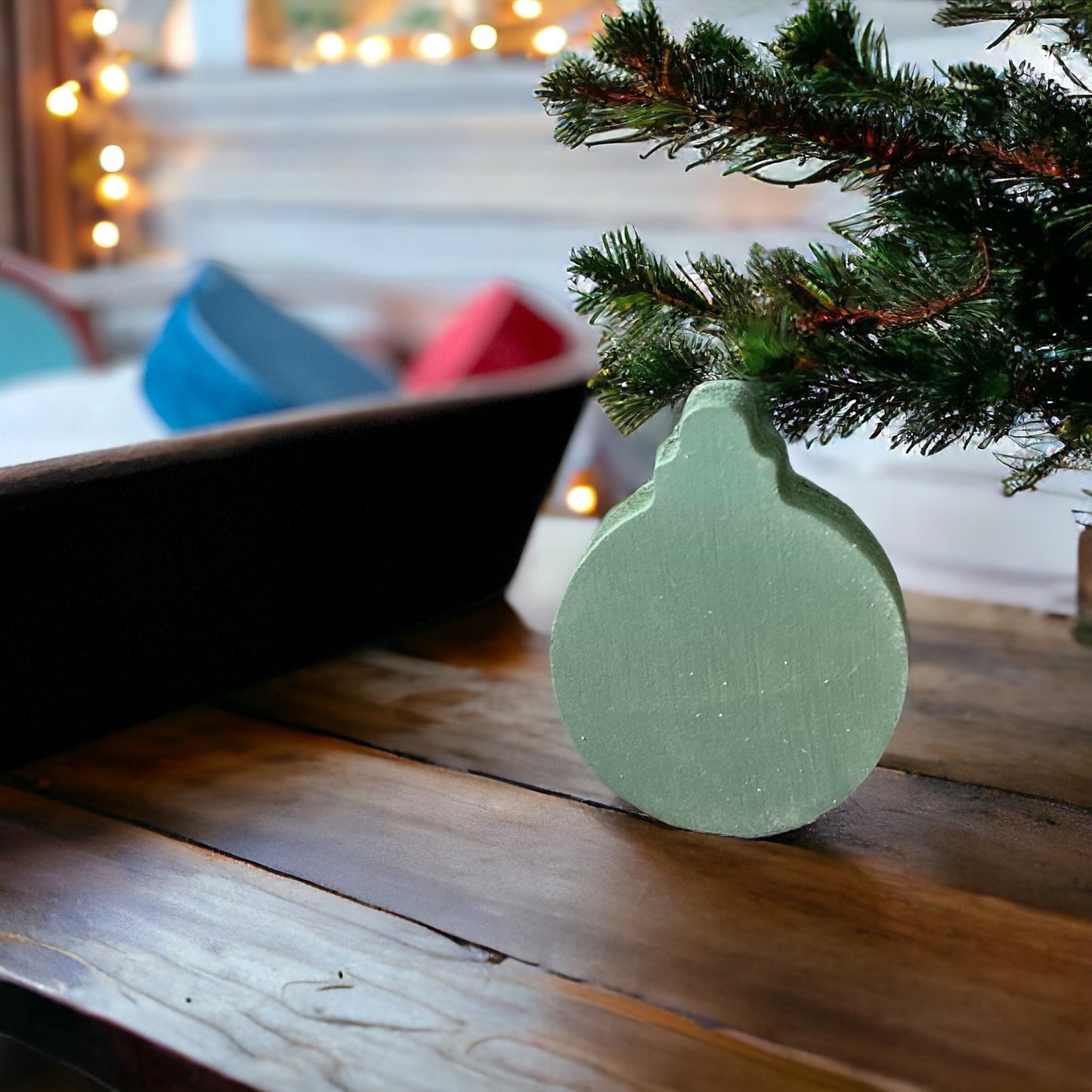 Primitive/Rustic Wood MINI Ornament Holiday Bowl Fillers