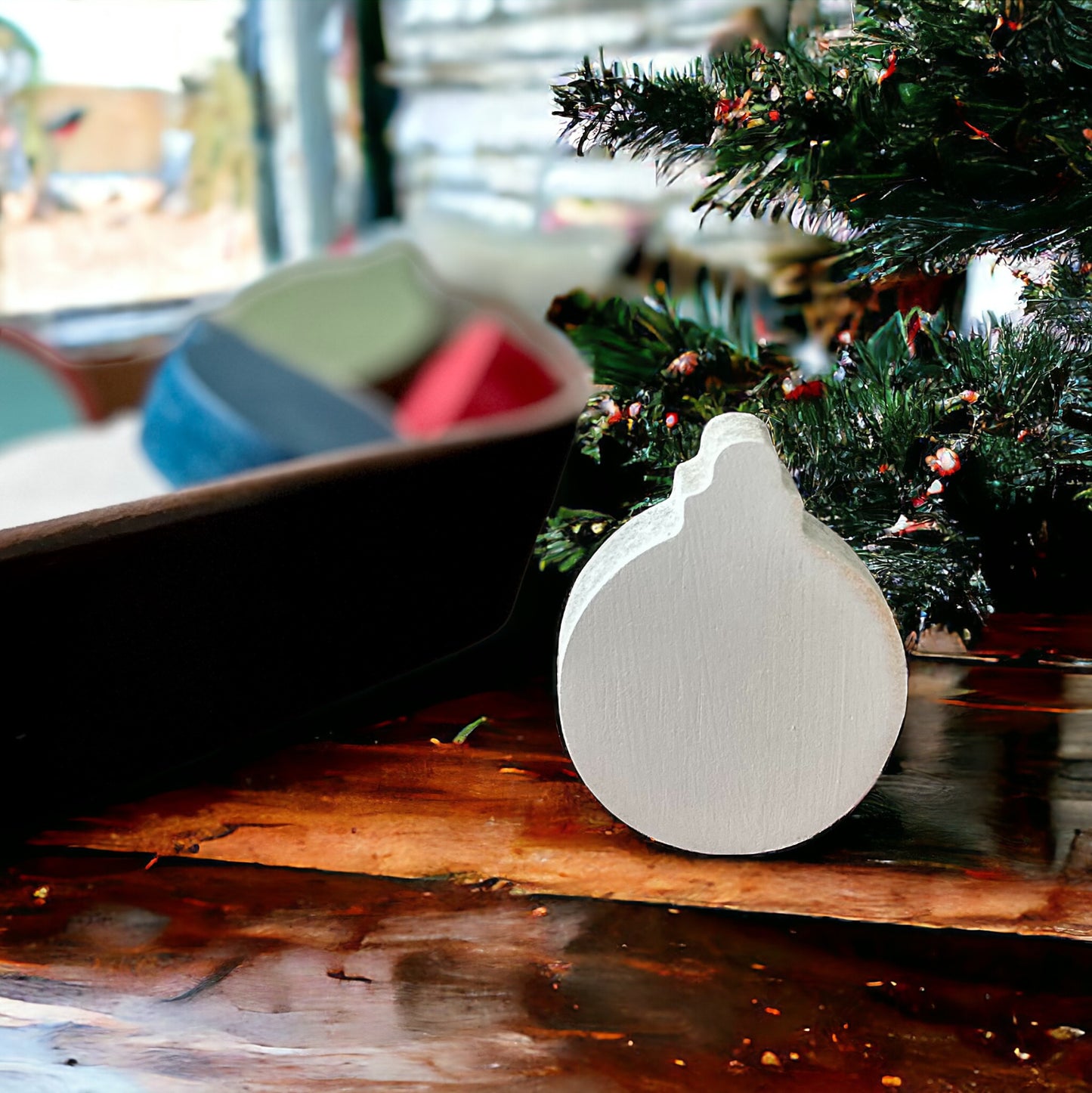 Primitive/Rustic Wood MINI Ornament Holiday Bowl Fillers