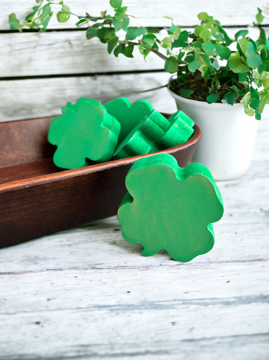 green wood shamrocks