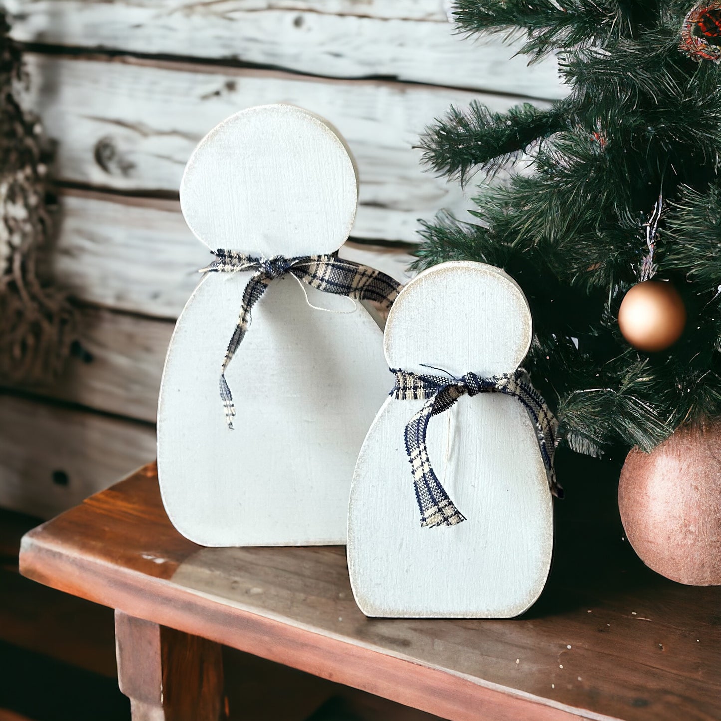 Primitive Snowman - Shelf Sitter