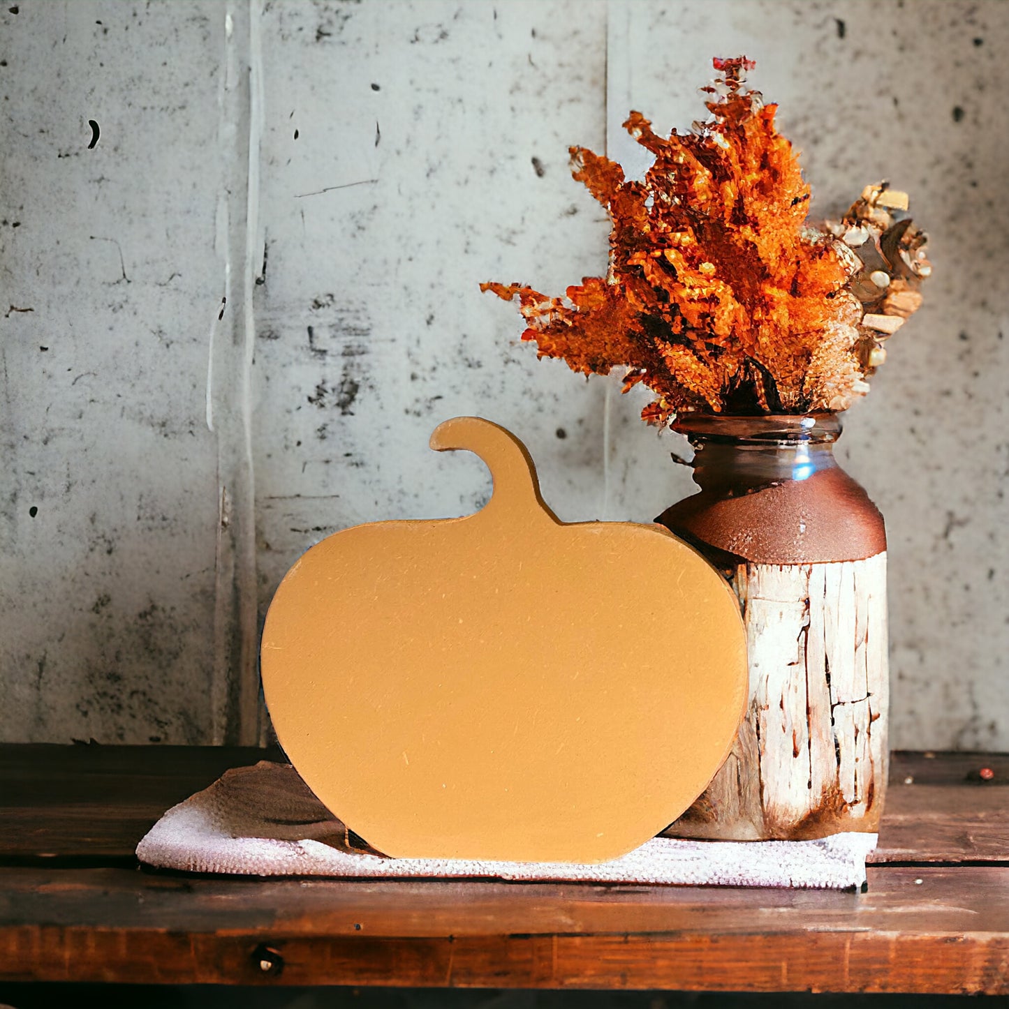 Primitive Fall Pumpkin Sitter