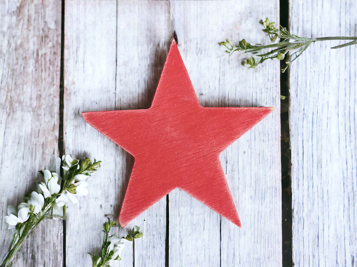 Fourth of July Wood Stars Shelf Sitters