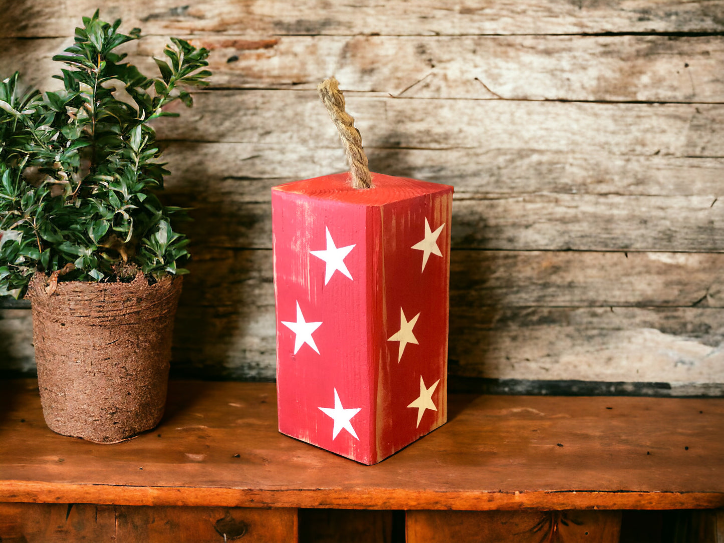 Rustic Wood Firecrackers