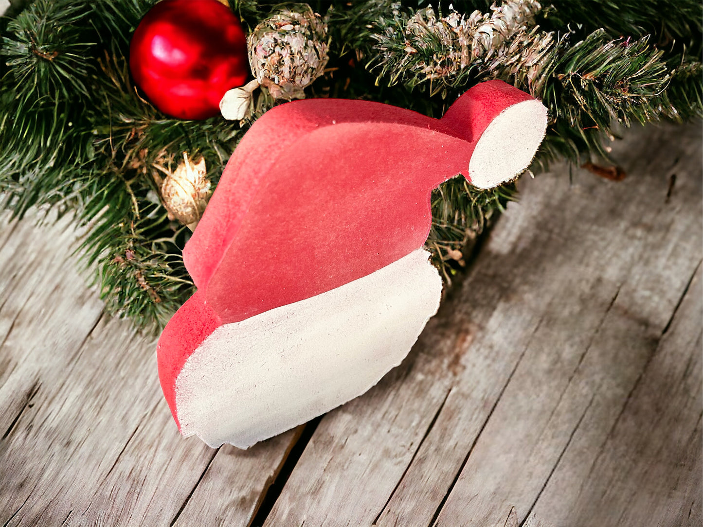 Primitive/Rustic Wood Santa Head