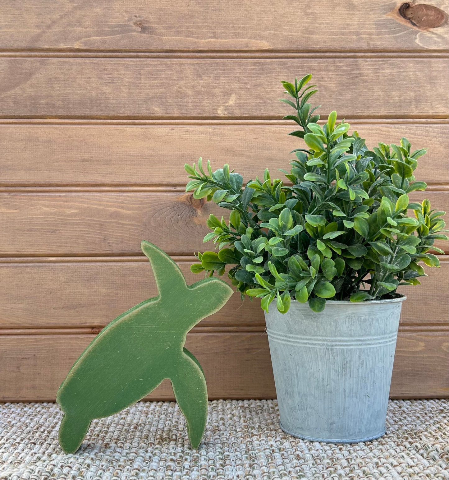 Primitive/Rustic Wood Sea Turtle