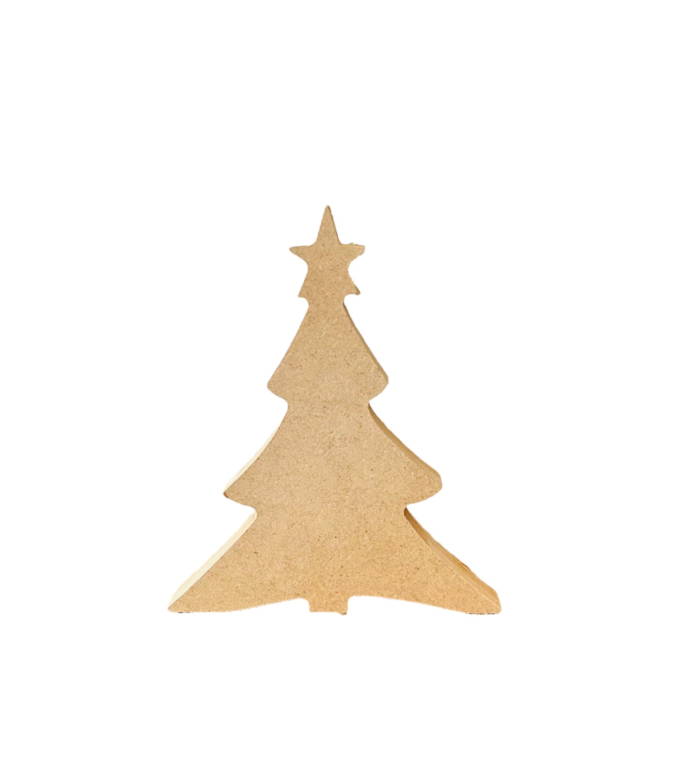 Primitive Wood Christmas Tree Sitters - Star Topper Style