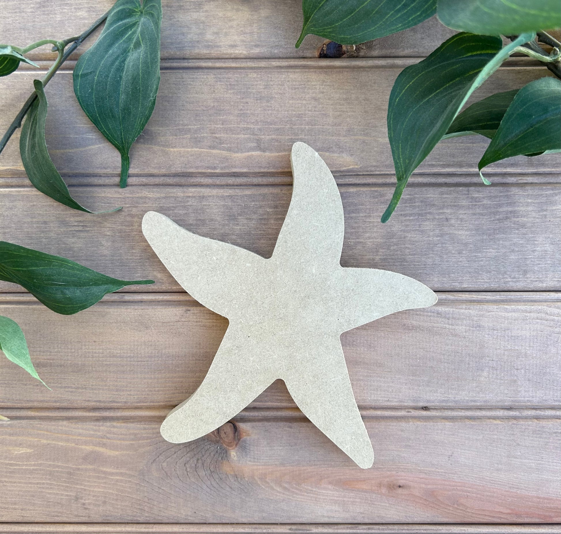 wood starfish